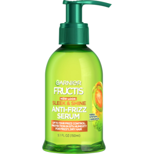 Garnier Fructis Frizz Control Hair Serum with Kera System Argan Oil, All Hair Types, 5.1 fl oz.